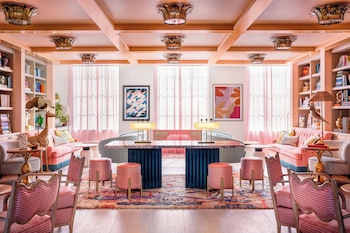 Library at the goodtime hotel, Miami Beach, a Tribute Portfolio Hotel