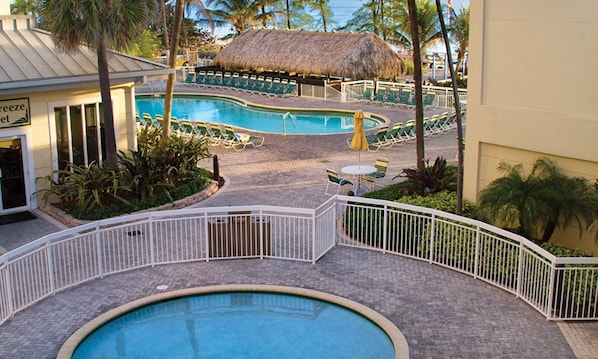 Indoor pool, outdoor pool
