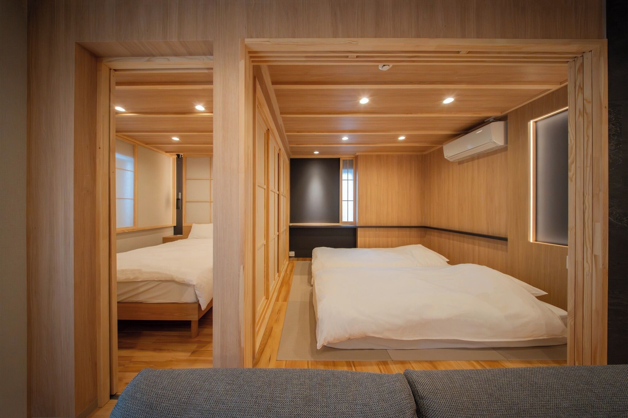 2 habitaciones, escritorio, wifi gratis y ropa de cama 