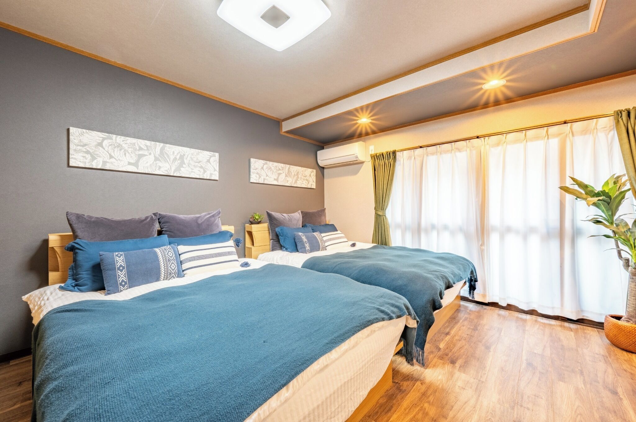 2 bedrooms, desk, free WiFi, bed sheets