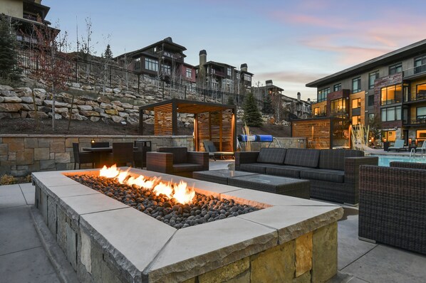Terrace/patio - New 1 BR Residence in Canyons Village- Ski in/out! by RedAwning - Save 20% on 7+ Nights! (Park City)