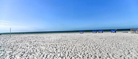 On the beach