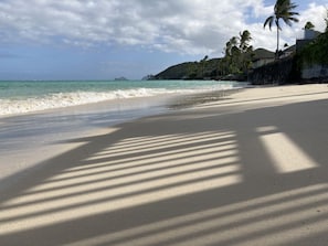 On the beach