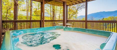 Bain à remous extérieur