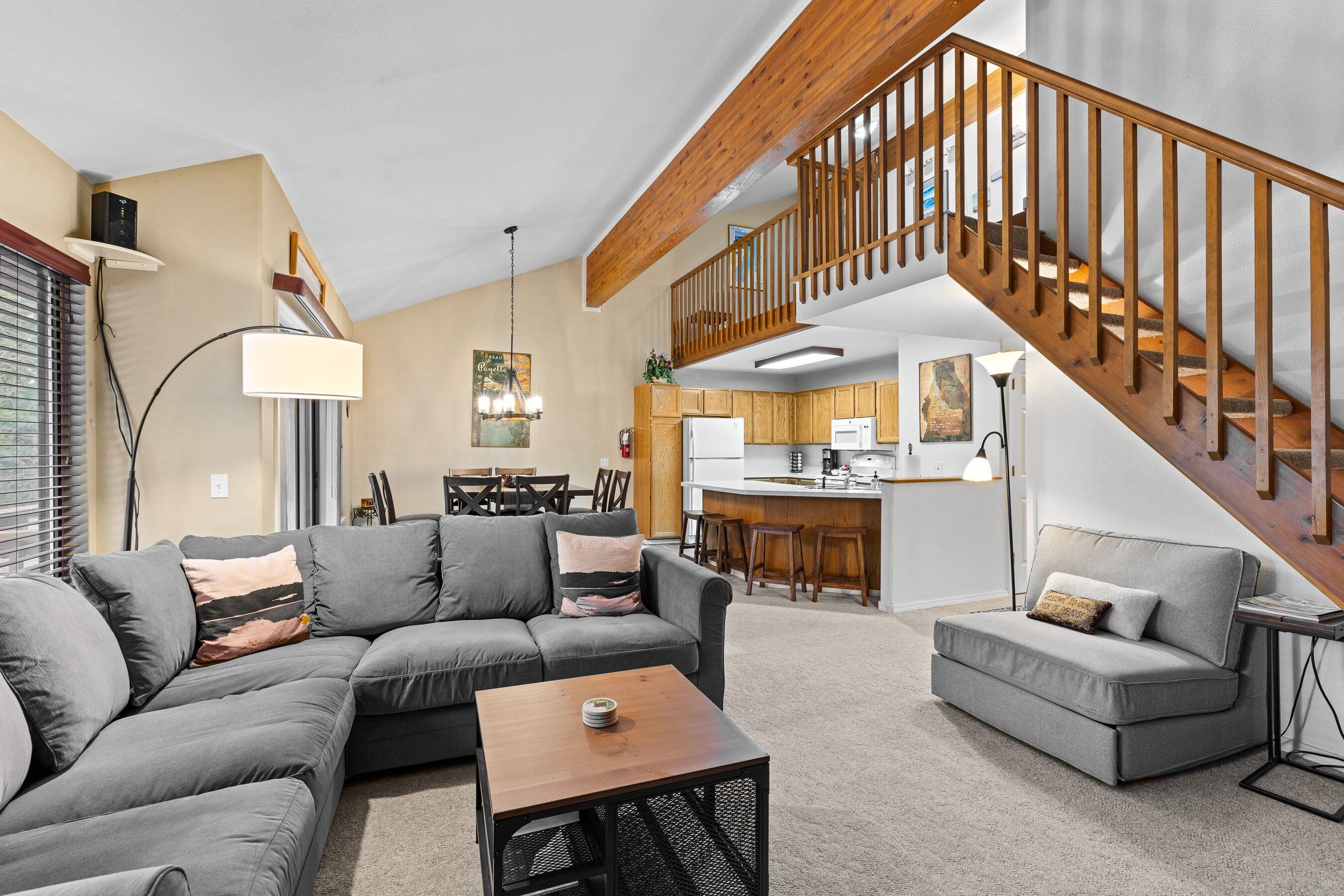 TV, fireplace, video games, DVD player