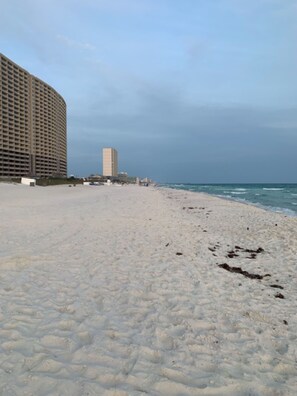 On the beach