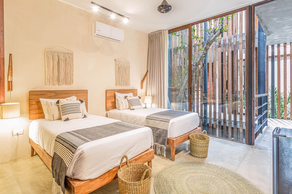 In-room safe, blackout drapes, WiFi (free), bed sheets