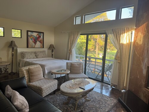 Large luxury studio with view in of golf course ,