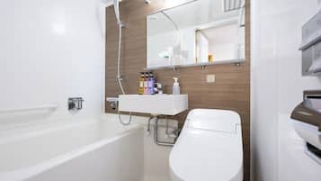 Hair dryer, towels