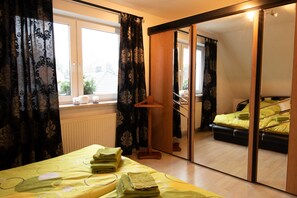 3 室のベッドルーム、WiFi、ベッドシーツ