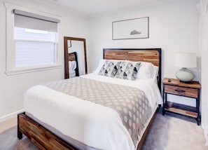 2 bedrooms, iron/ironing board, travel crib, WiFi