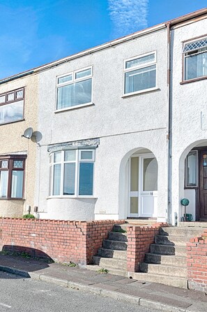 Fassade der Unterkunft