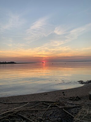 Tæt på stranden, liggestole