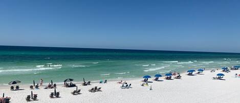 Beach nearby, sun-loungers
