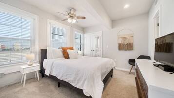 1 bedroom, iron/ironing board, travel crib, free WiFi