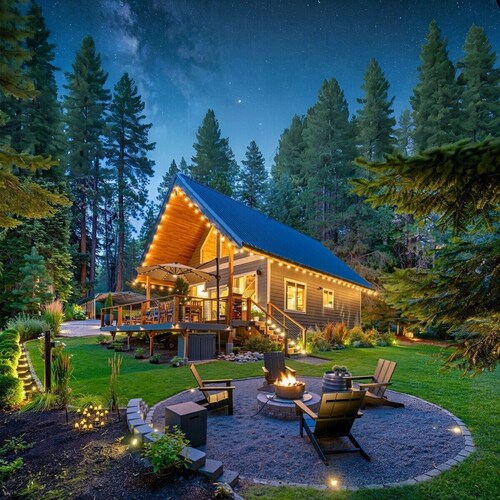 Chalet en bord de rivière près des lacs, des montagnes et de Leavenworth !