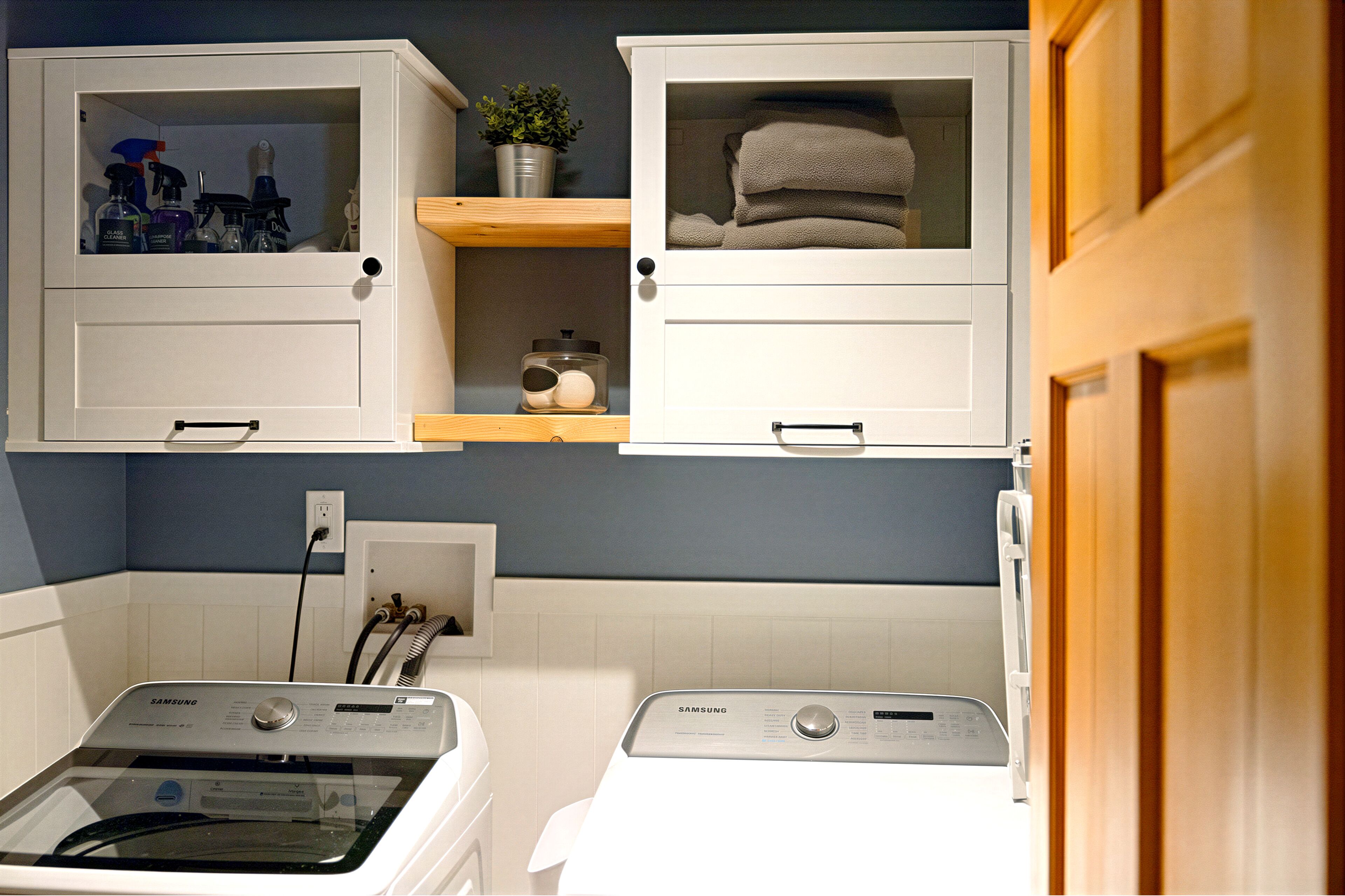 Laundry Room: Modern appliances and ample storage make cleanup a breeze after your adventures!
