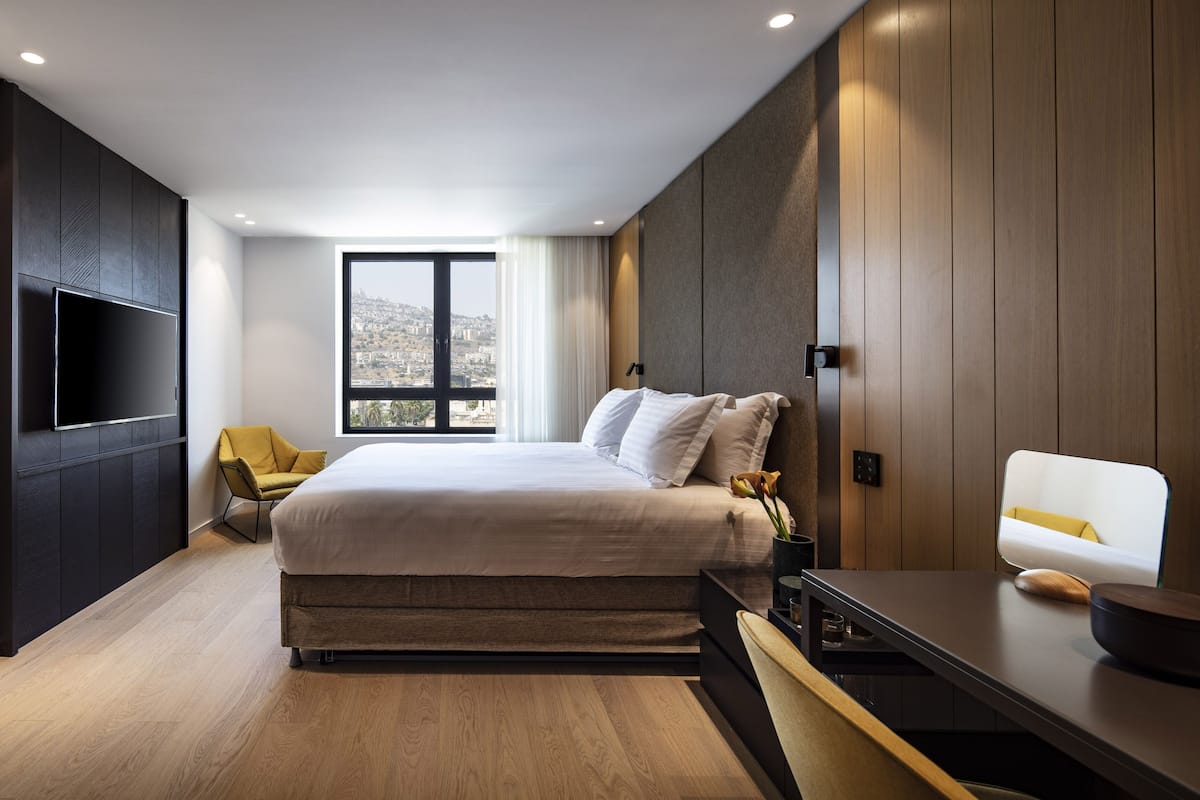 in-room safe, desk, blackout curtains, soundproofing