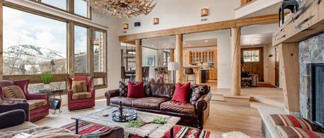 Télévision, cheminée, jeux vidéo, lecteur de DVD