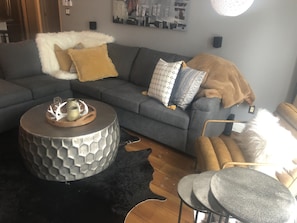 Fernseher, Kamin
