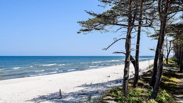 Vlak bij het strand
