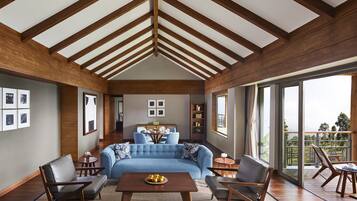 Suite, 1 Bedroom, Balcony (Villa Suite) | Living area | Flat-screen TV