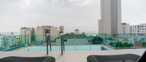 Rooftop pool