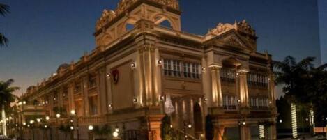 Front of property - evening/night