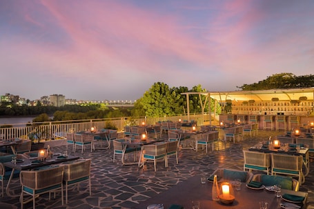 Terrace/patio. The Fern Seaside Luxurious Tent Resort Daman, Series by Marriott