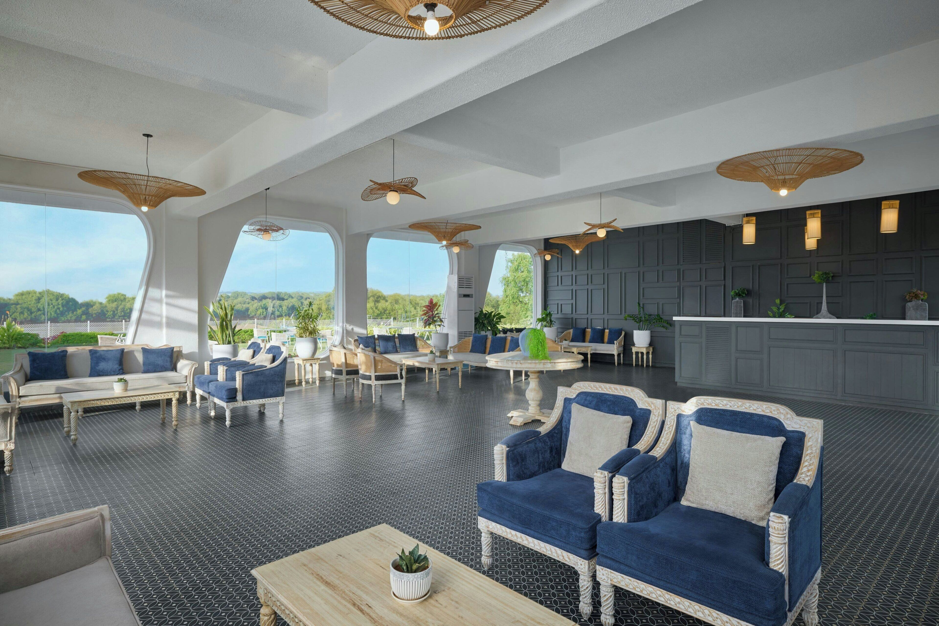 Lounge i lobbyen