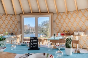 Daily buffet breakfast (EUR 19 per person)