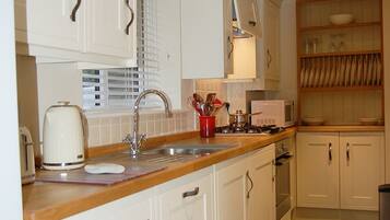 Fridge, microwave, dishwasher, toaster