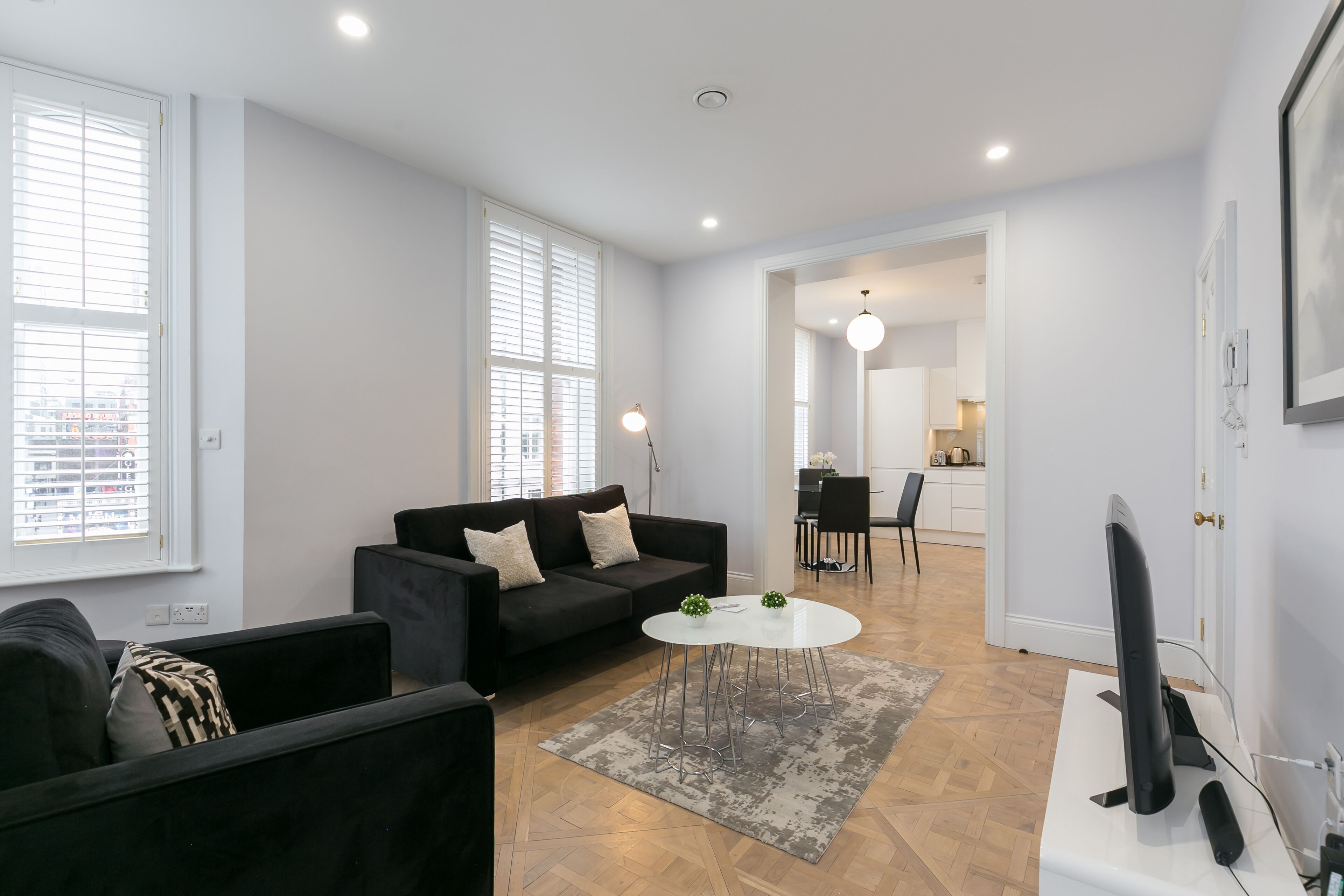 Appartamento Superior, 2 camere da letto | Area soggiorno | TV a schermo piatto