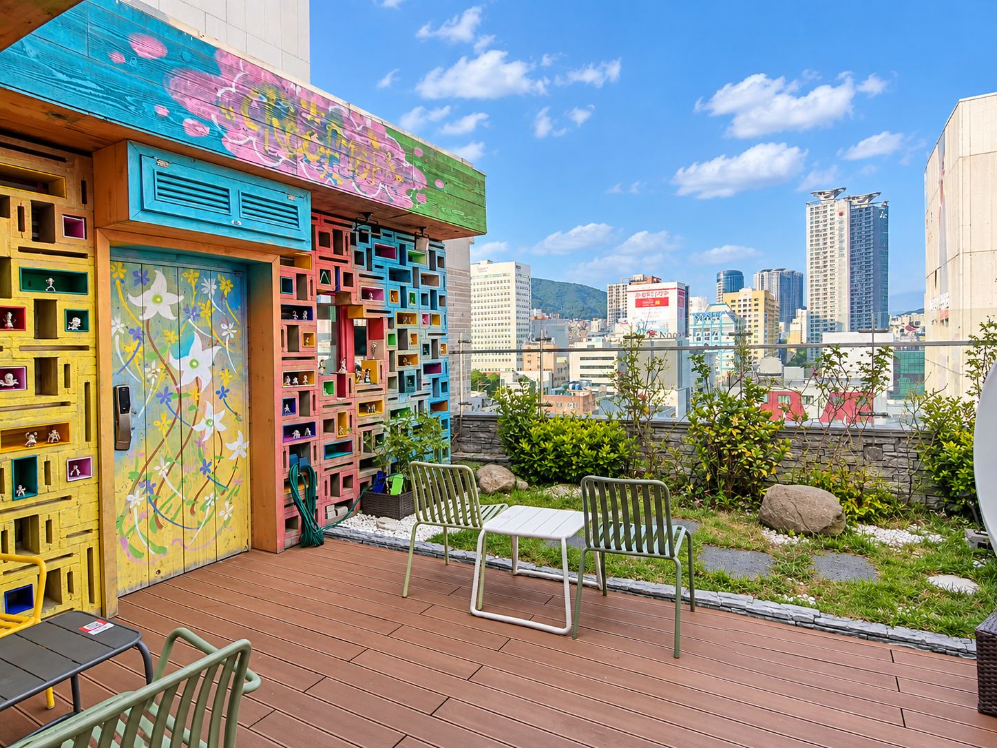 Terrasse sur le toit