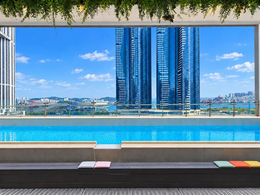 Rooftop pool