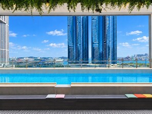 Rooftop pool
