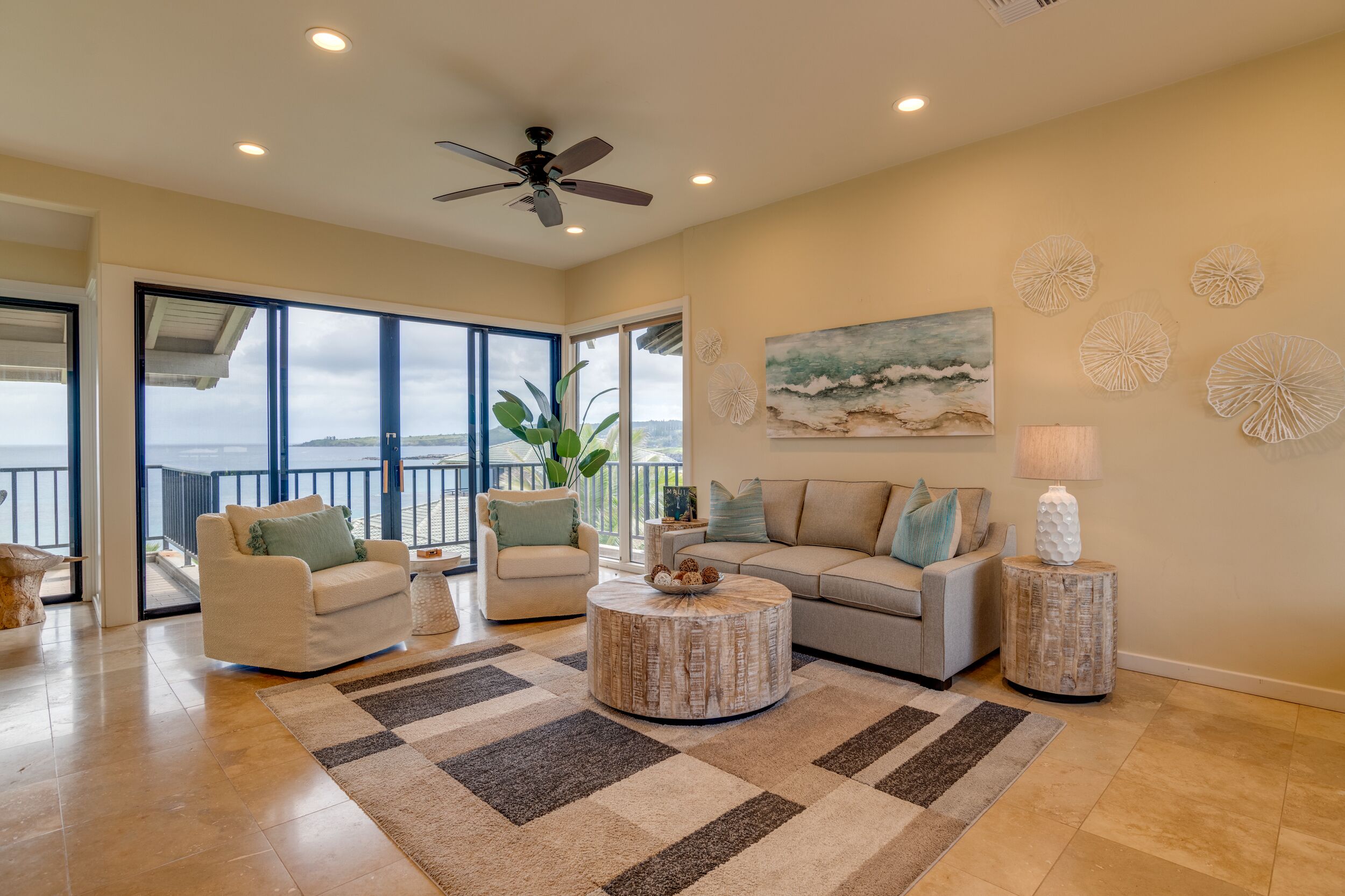 Breathtaking taking ocean views! Kapalua Bay Villa #34B4! Quam Properties