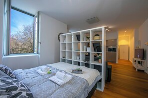 Family Studio, Mountain View (Little Lugano) | Iron/ironing board, WiFi, bed sheets - Little Lugano (Lugano)