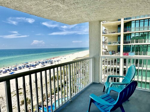 3 Bedroom Beach Front Condo at Romar Towers with Amazing Views on the 8th Floor!