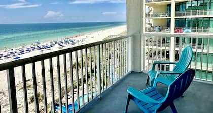 3 Bedroom Beach Front Condo at Romar Towers with Amazing Views on the 8th Floor!