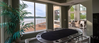 A Large Unique Panoramic Retreat at the Quiet 55-mile mark of Lake of the Ozarks