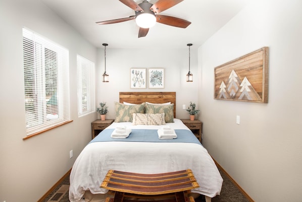 Huoneisto, 1 suuri parisänky, takka, vuoristonäköala | 1 makuuhuone, ilmainen Wi-Fi