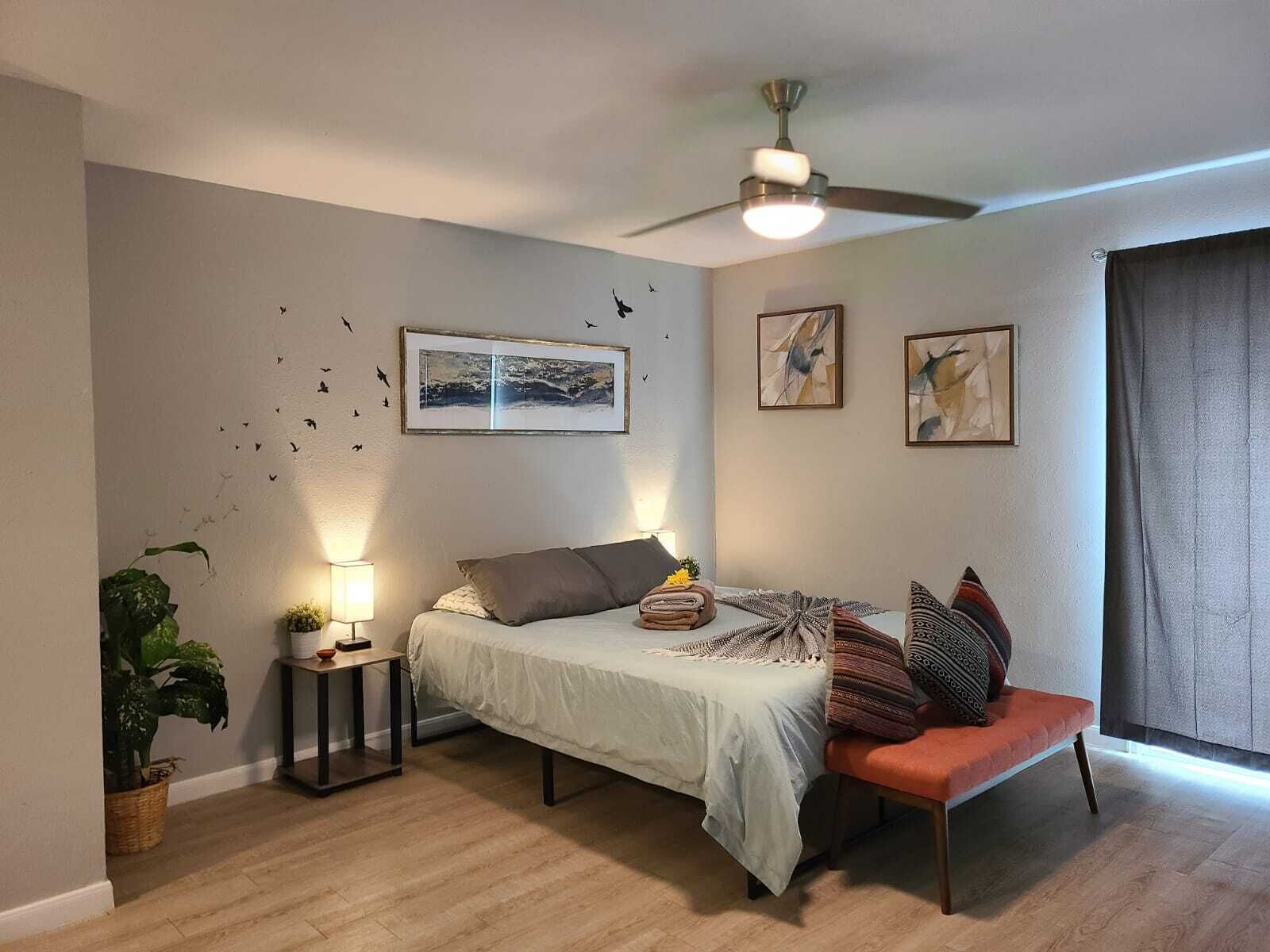 1 bedroom, iron/ironing board, free WiFi, bed sheets