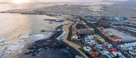 منظر من الجو على ارتفاع عالٍ