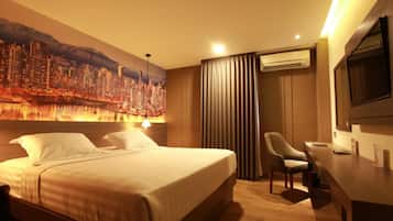 Kamar Superior | Setrika/meja setrika dan seprai linen