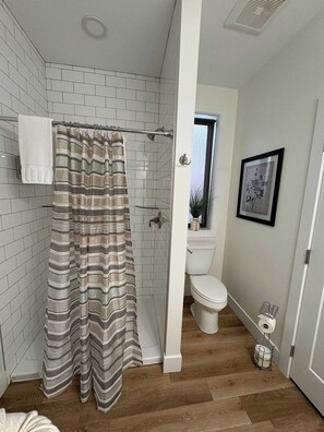 Shower, hair dryer - Charming TC Condo | Minutes to Wineries & Waterfront | Capri 316 (Traverse City)
