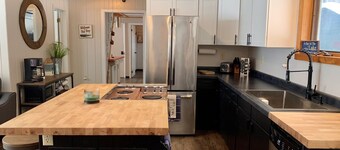 A-Frame cabin located on the shores on lake Independence.