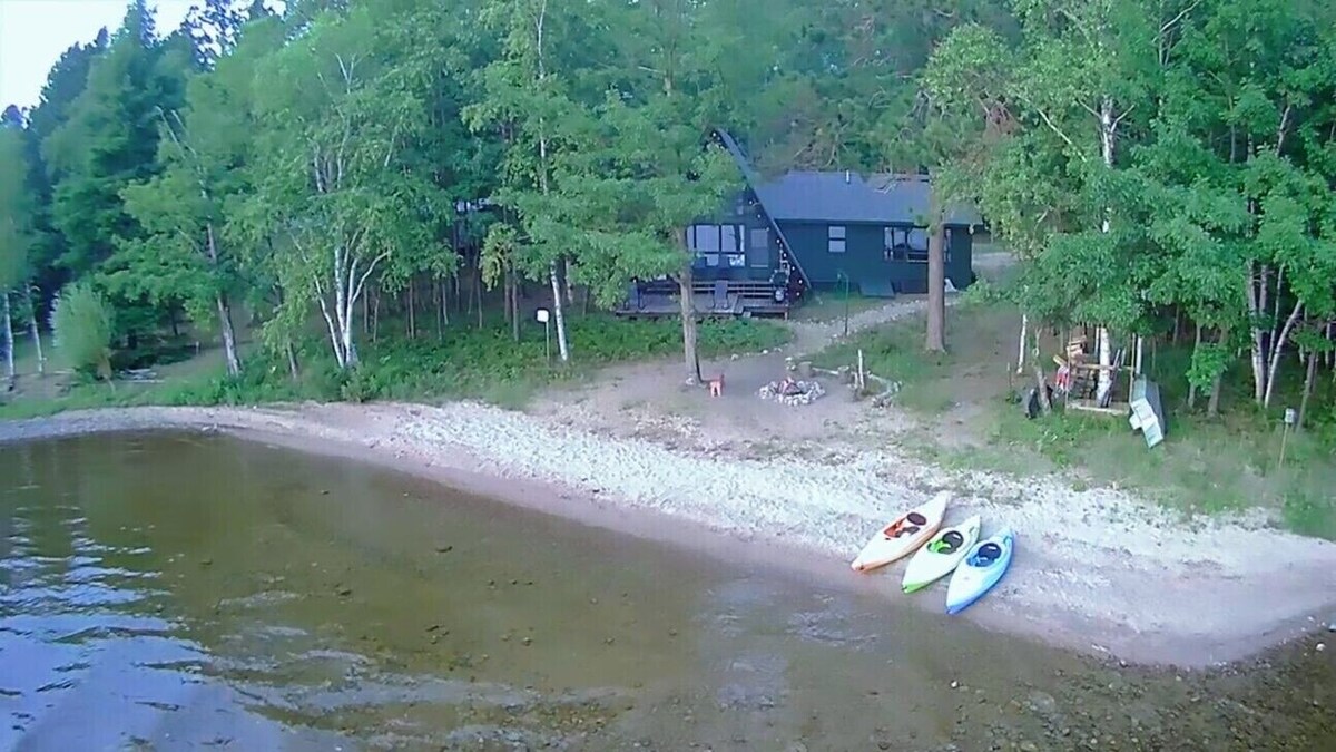 AFrame cabin located on the shores on lake Independence. Reviews Expedia