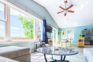 Smart TV, table football, books