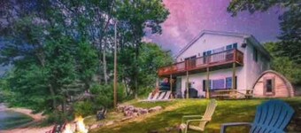 Waterfront Fam-Friendly Lakehouse w/Outdoor Sauna